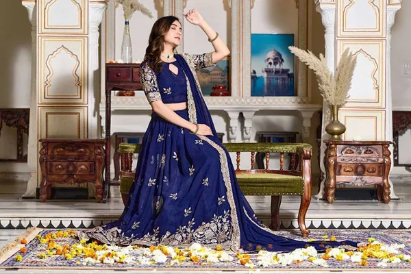 Women_S_Embroidered_Lehenga_Choli_With_Net_Dupatta_Festive_Wedding_Wear_Set