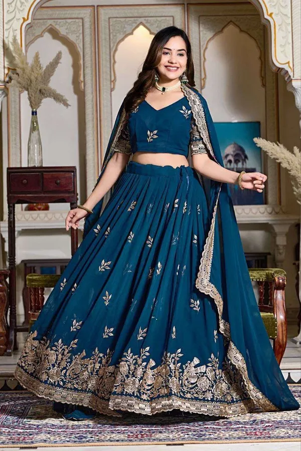 Women_S_Embroidered_Lehenga_Choli_With_Net_Dupatta_Festive_Wedding_Wear_Set