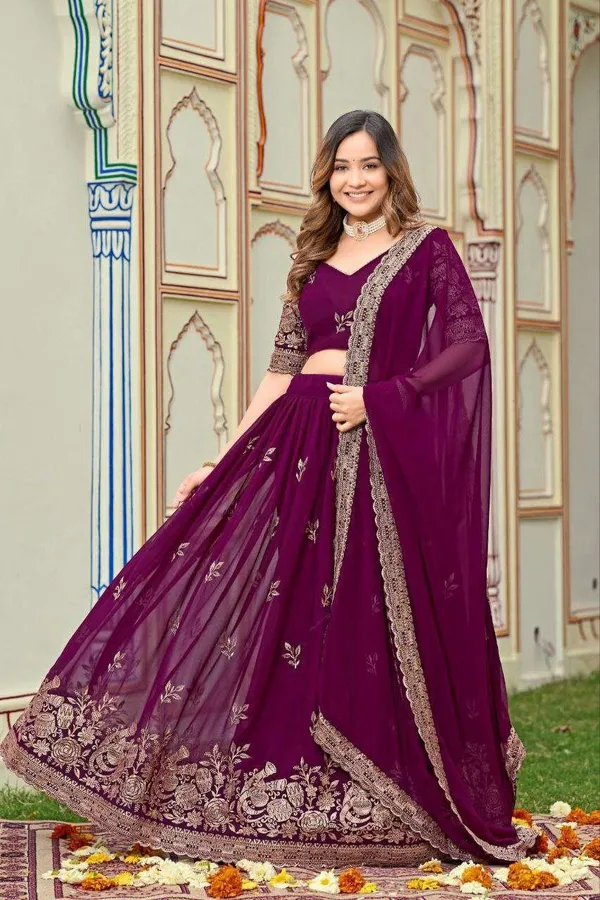 Women_S_Embroidered_Lehenga_Choli_With_Net_Dupatta_Festive_Wedding_Wear_Set
