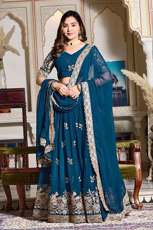 Women_S_Embroidered_Lehenga_Choli_With_Net_Dupatta_Festive_Wedding_Wear_Set