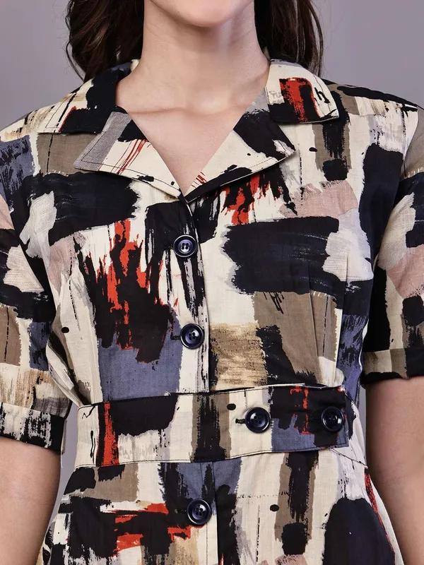 Women_S_Beige_Black_Abstract_Print_Cotton_Shirt_Dress_Midi_Dresses