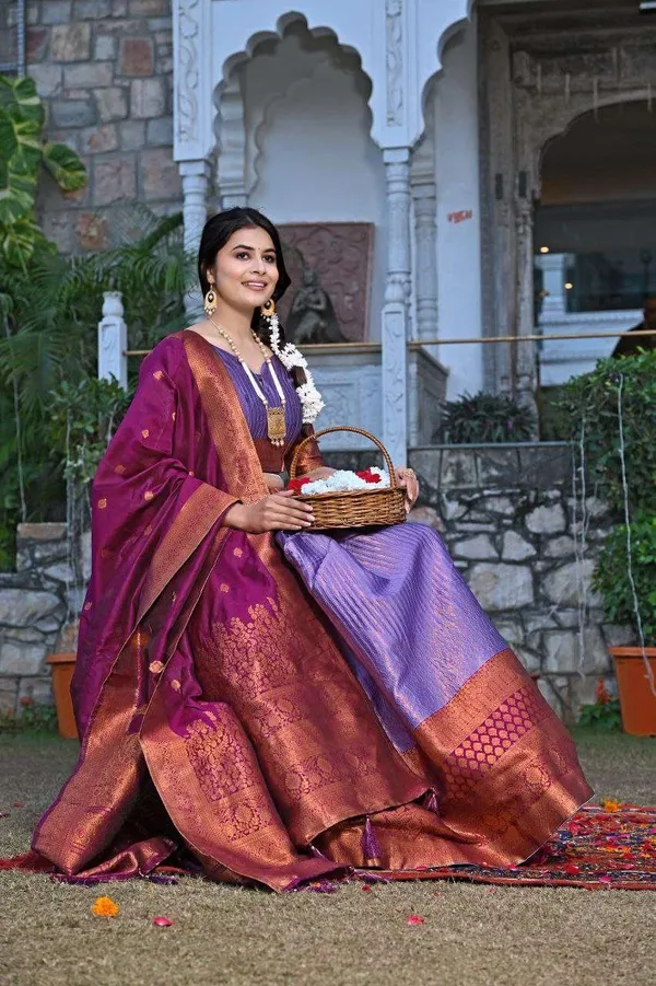 Women_S_Tussar_Silk_Patola_Print_Lehenga_Choli_Dupatta_Set
