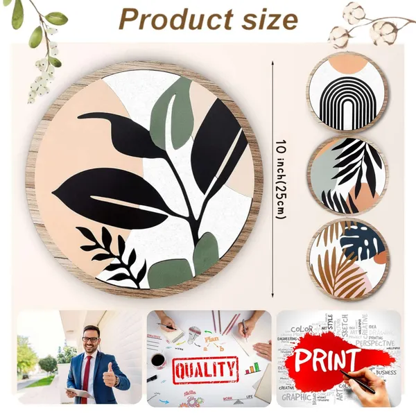 5_Pcs_Circle_Wall_Painting