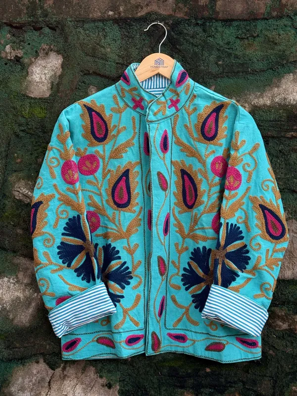 Womens_Teal_Blue_Velvet_Embroidered_Jacket_With_Floral_Design