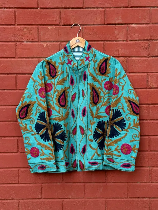 Womens_Teal_Blue_Velvet_Embroidered_Jacket_With_Floral_Design