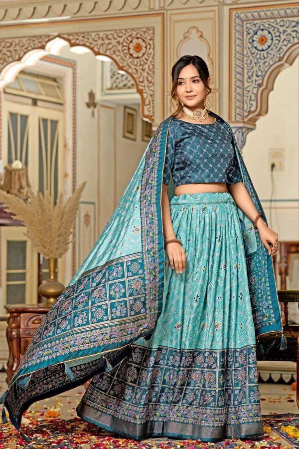 Women_S_Tussar_Silk_Patola_Print_Lehenga_Choli_Dupatta_Set
