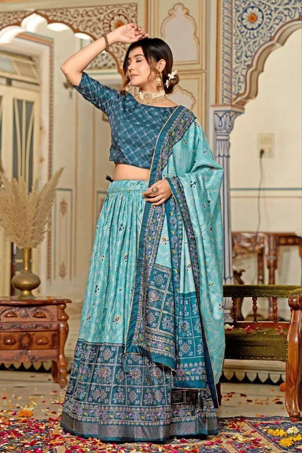 Women_S_Tussar_Silk_Patola_Print_Lehenga_Choli_Dupatta_Set