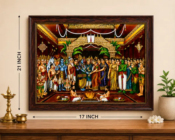 Srinivasa_Kalyanam_Large_Size_Wooden_Framed_Wall_Art