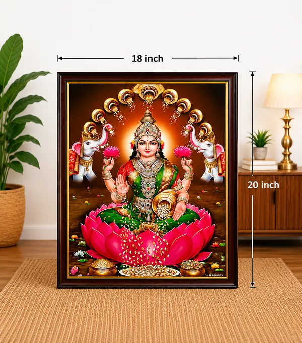Dhanalakshmi_Photo_frame_for_Pooja