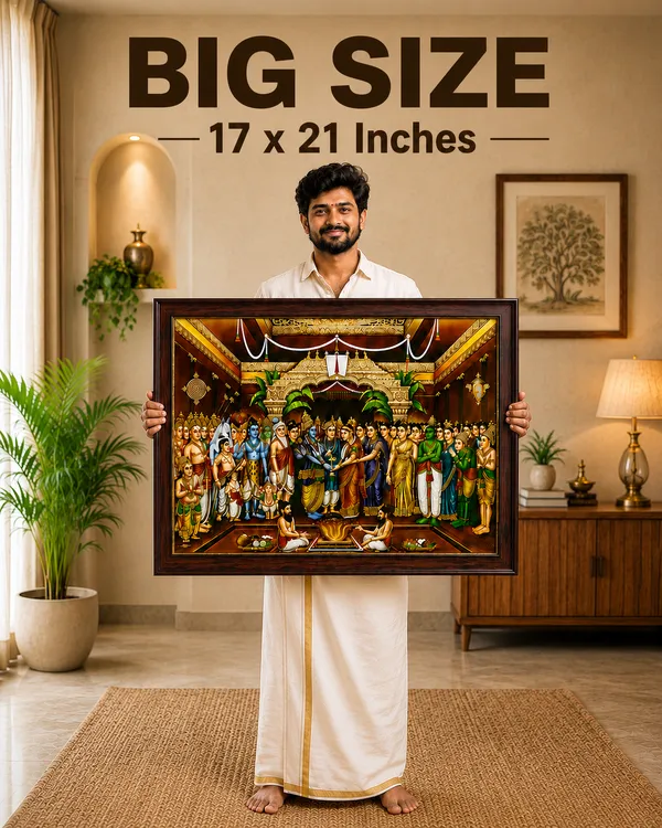 Srinivasa_Kalyanam_Large_Size_Wooden_Framed_Wall_Art
