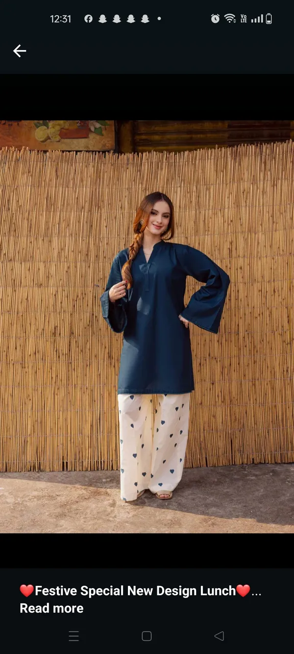 Navy_Blue_Flared_Sleeve_Kurta_Set_for_Women