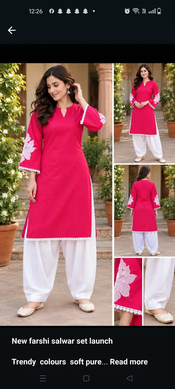 Pink_Embroidered_Kurta_With_Salwar_Set_for_Women