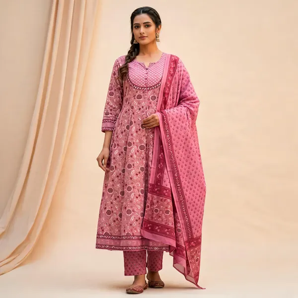 Pink_Cotton_Printed_Straight_Kurta_Set_For_Women