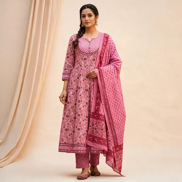 Pink_Cotton_Printed_Straight_Kurta_Set_For_Women