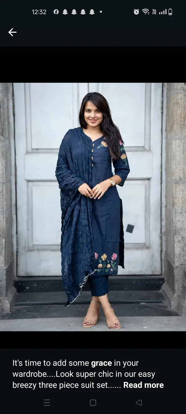 Navy_Embroidered_Three_Piece_Suit_Set_for_Women