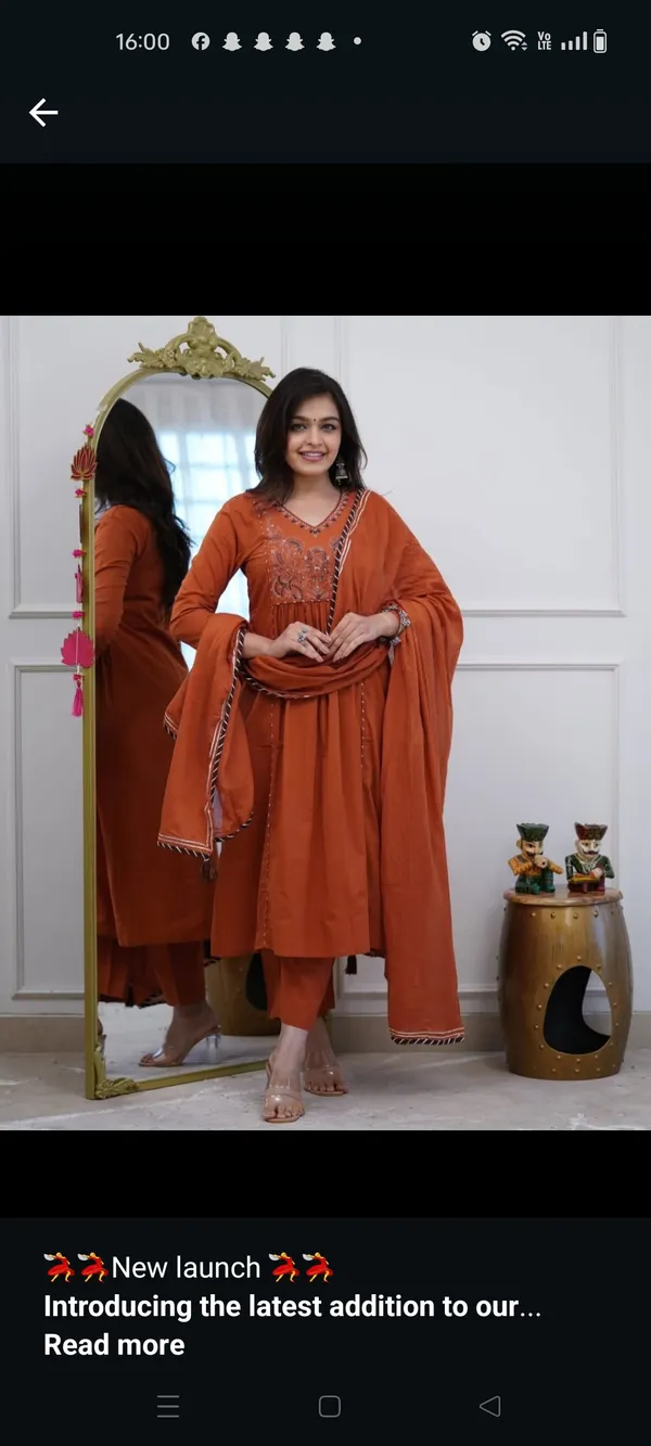 Rust_Embroidered_Straight_Kurta_Set_for_Women