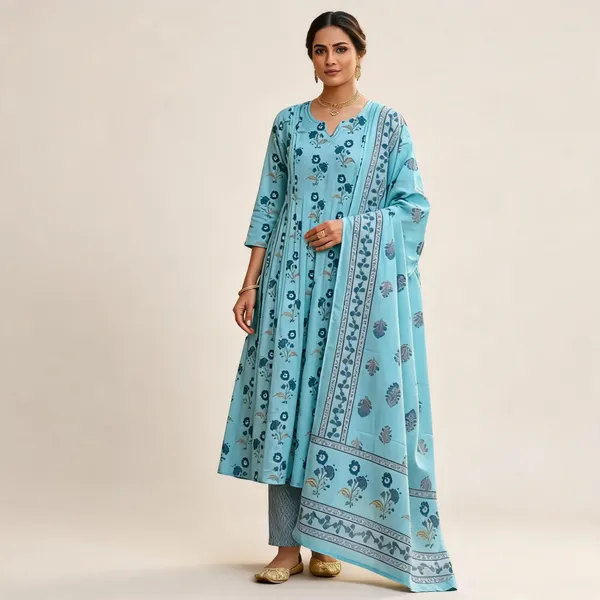 Blue_Cotton_Straight_Printed_Ethnic_Suit_Set_For_Women