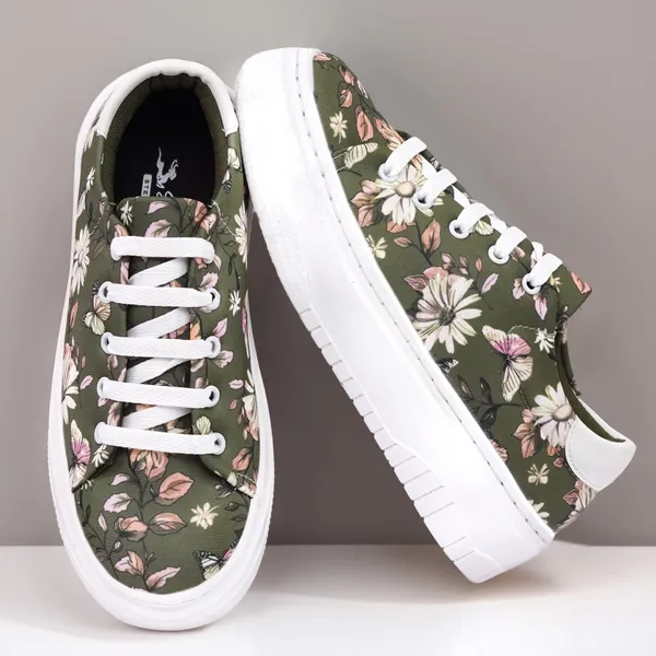 Olive_Green_Women_Sneakers_Floral_Printed_Casual_Washable_Shoes_By_Sprique