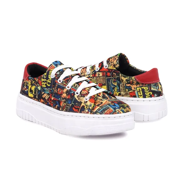 Comic_Women_Sneakers_Floral_Printed_Casual_Washable_Shoes_By_Sprique
