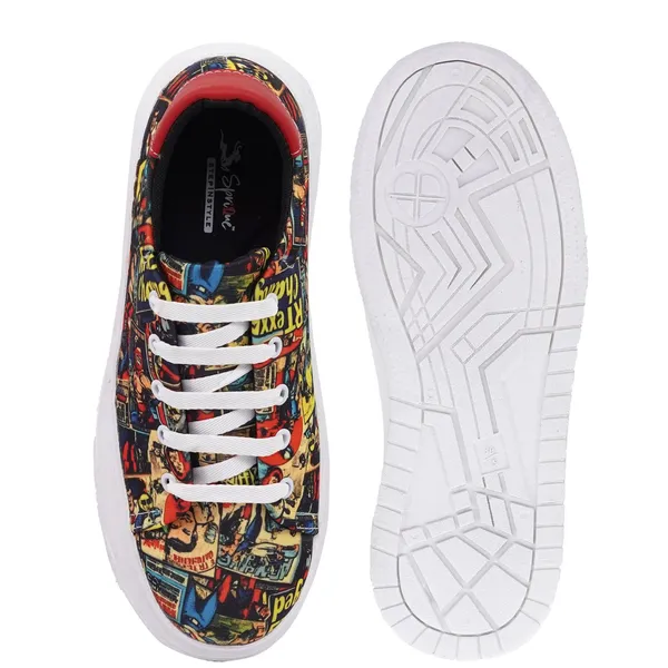 Comic_Women_Sneakers_Floral_Printed_Casual_Washable_Shoes_By_Sprique