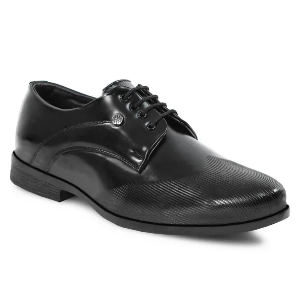 Men_S_Premium_Glossy_Black_Formal_Lace_Up_Shoes_With_Textured_Toe_For_Office_Party_Wear