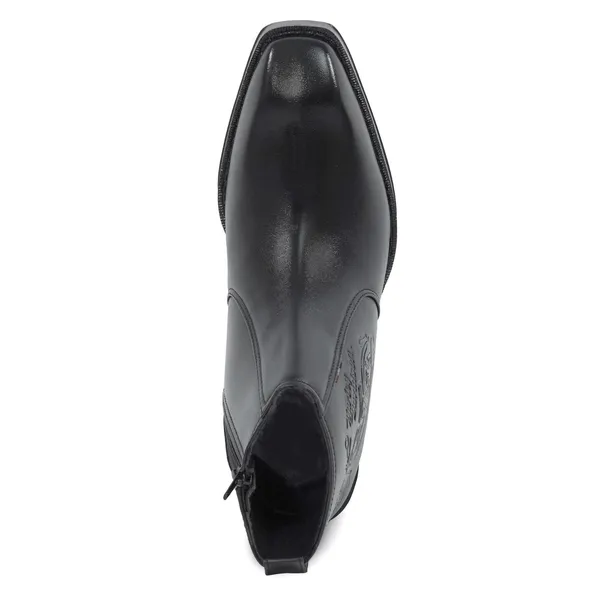 Men_S_Black_Embossed_Motorcycle_Design_Chelsea_Boots