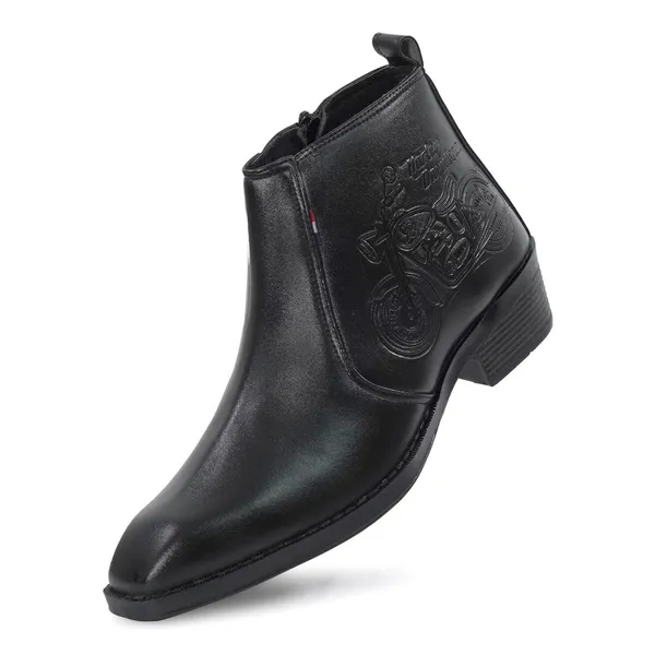 Men_S_Black_Embossed_Motorcycle_Design_Chelsea_Boots
