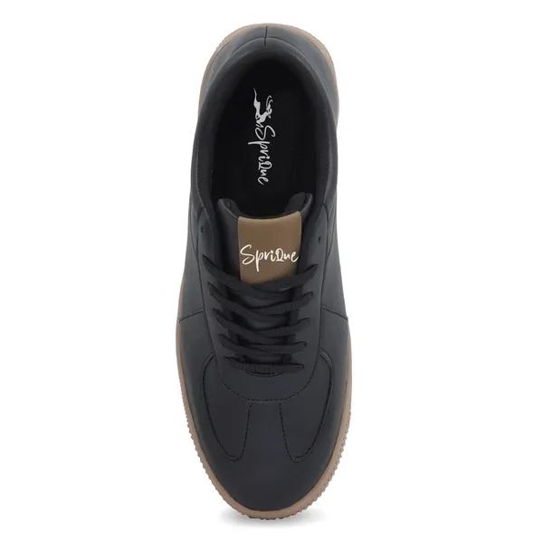 Men_S_Black_Casual_Lace_Up_Sneakers_With_Tan_Sole