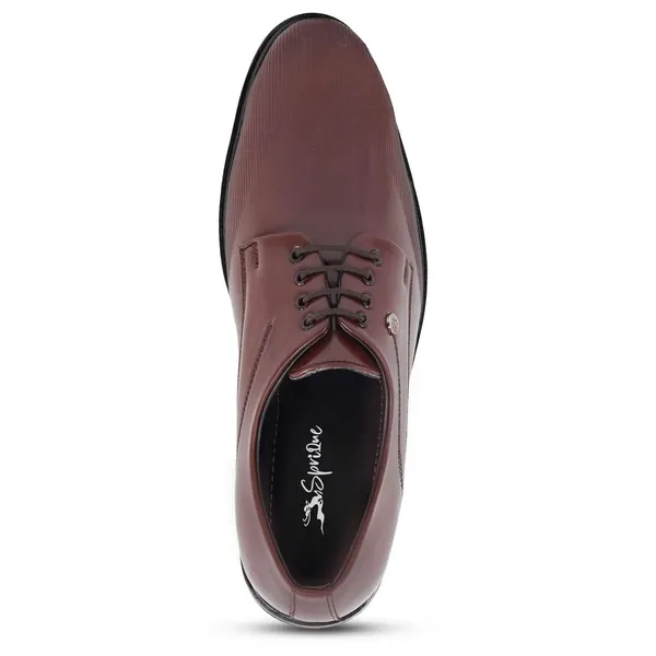 Men_S_Premium_Brown_Glossy_Formal_Lace_Up_Shoes_With_Textured_Toe_For_Office_Party_Wear