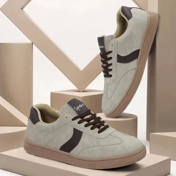 Sprique_Mens_Casual_Sneakers_Beige_&_Grey