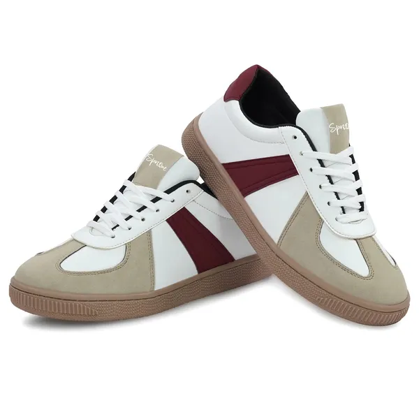 Sprique_Mens_Casual_Sneakers_White,_Beige_&_Maroon