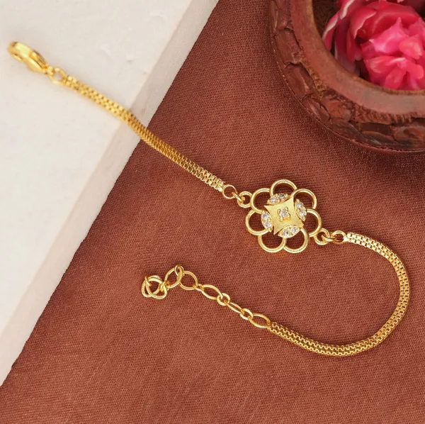 Gold_Tone_Floral_Chain_Bracelet_for_Women
