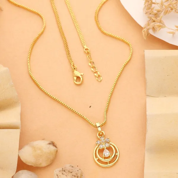 Gold-Toned_Chain_Pendant_Necklace_for_Women
