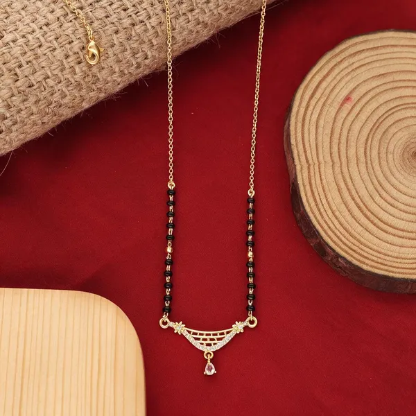 Gold_Brass_Black_Bead_Curved_Pendant_Mangalsutra_Necklace_For_Women