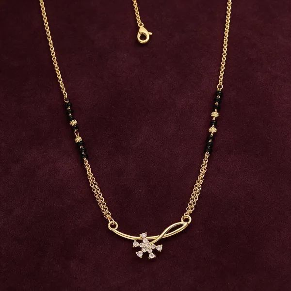 Gold_Brass_Black_Beaded_Floral_Stone_Mangalsutra_Necklace_For_Women