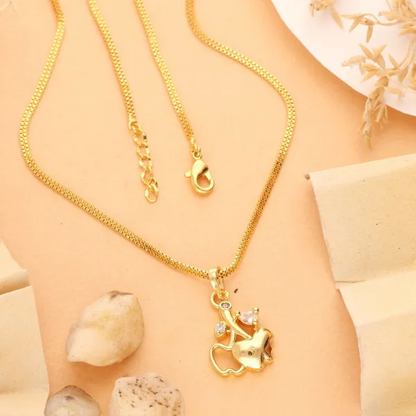 Gold-Tone_Metal_Pendant_Necklace_for_Women