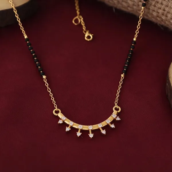 Gold_Brass_Black_Beaded_Curved_Pendant_Mangalsutra_Necklace_For_Women