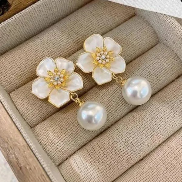 Gold_Stainless_Steel_Floral_Pearl_Drop_Earrings_For_Women_Pack_Of_3