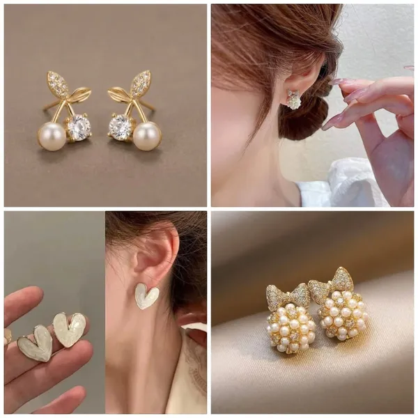 Gold_Stainless_Steel_Cherry_Pearl_Crystal_Stud_Earrings_For_Women_Pack_Of_3