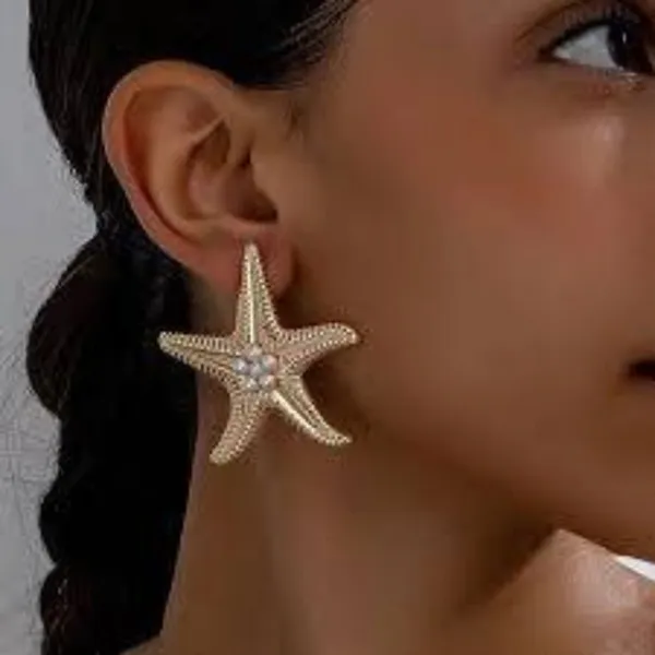Gold_Stainless_Steel_Starfish_Stud_Earrings_For_Women_Pack_Of_2