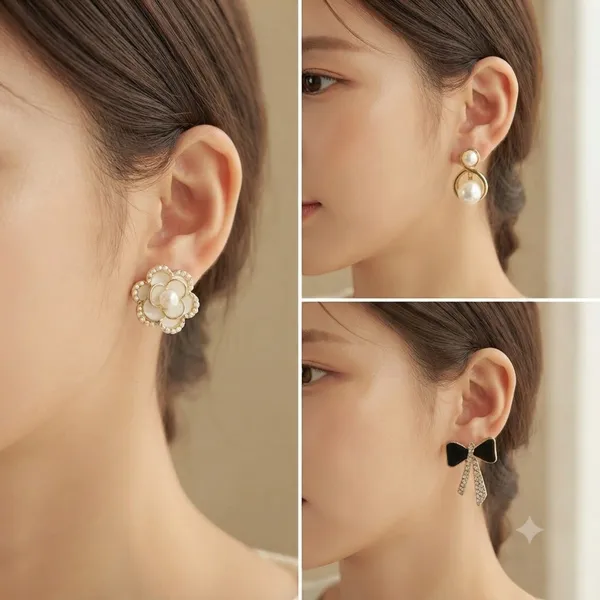 Gold_Stainless_Steel_Snow_Floral_Fashion_Earrings_For_Women_Pack_Of_3
