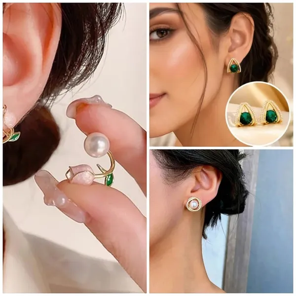 Multicolor_Stainless_Steel_Pearl_Leaf_Drop_Earrings_For_Women_Pack_Of_3