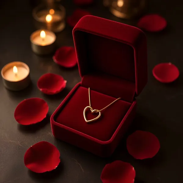 Gold_Stainless_Steel_Heart_Pendant_Chain_Necklace_For_Women