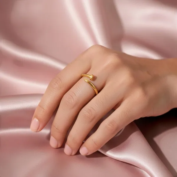Gold_Stainless_Steel_Adjustable_Nail_Style_Open_Ring_For_Women_Pack_Of_2