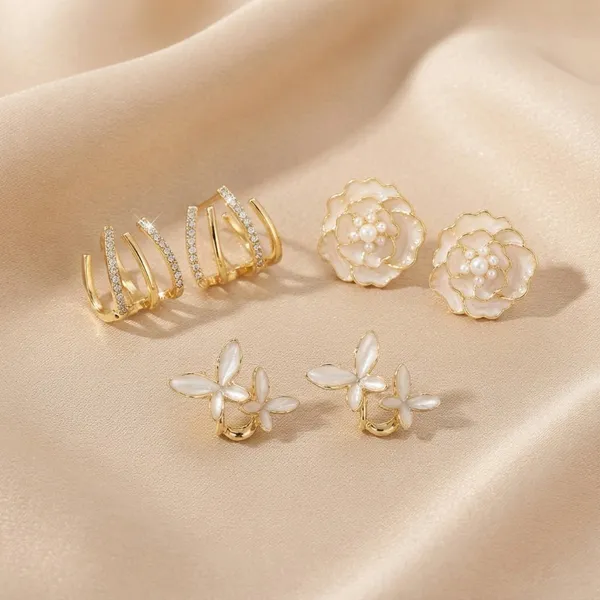 Gold_Stainless_Steel_Hoop_And_Floral_Stud_Earrings_For_Women_Pack_Of_3