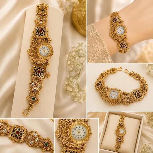Gold_Stainless_Steel_Analog_Bracelet_Watch_For_Women