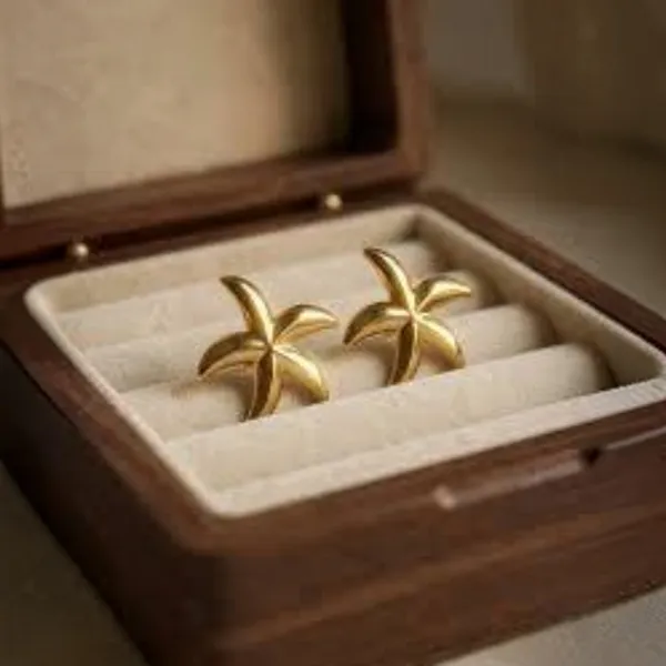Gold_Tone_Mini_Stud_Earrings_For_Women