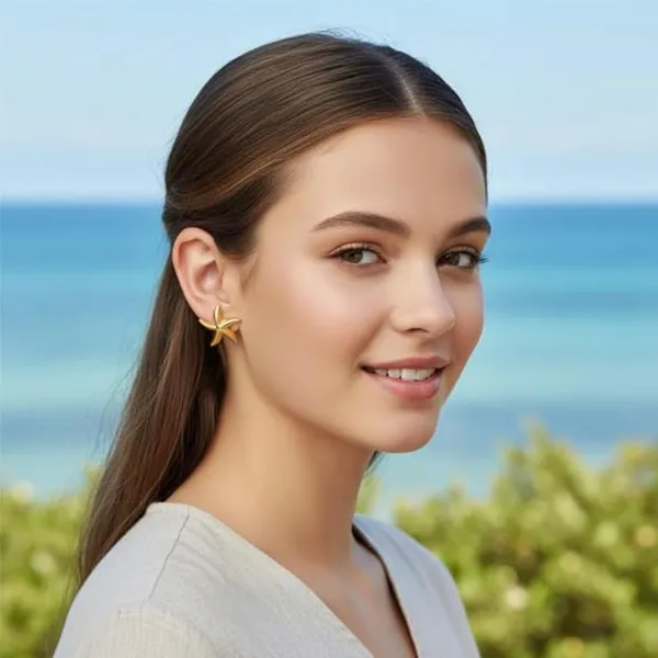 Gold_Tone_Mini_Stud_Earrings_For_Women