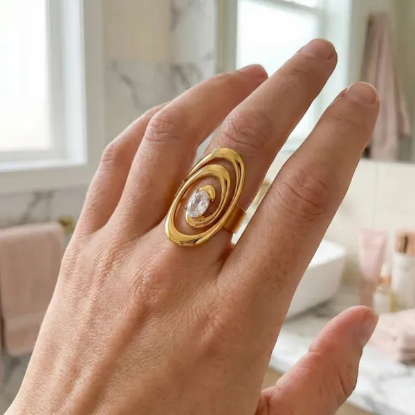 Gold_Tone_Spiral_Statement_Ring_For_Women