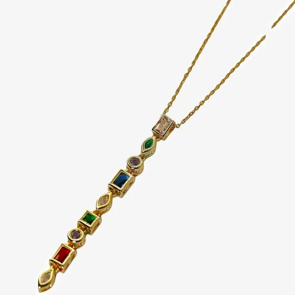 Gold_Stainless_Steel_Gems_Pendant_Necklace_For_Women